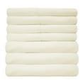 thumbnail image 2 of Sweet Home Collection Soft Brushed Microfiber 7-piece Split King Sheet Set - 4 Pillowcases Ivory, 2 of 5