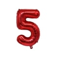 thumbnail image 5 of 16 Inch Birthday Balloon Numbers 0-9 Foil Balloons Red Blue Green Black Rose Red Gold Party Decorations, 5 of 12