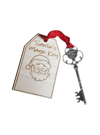 Pewter Magic Santa Key W/ Story 6