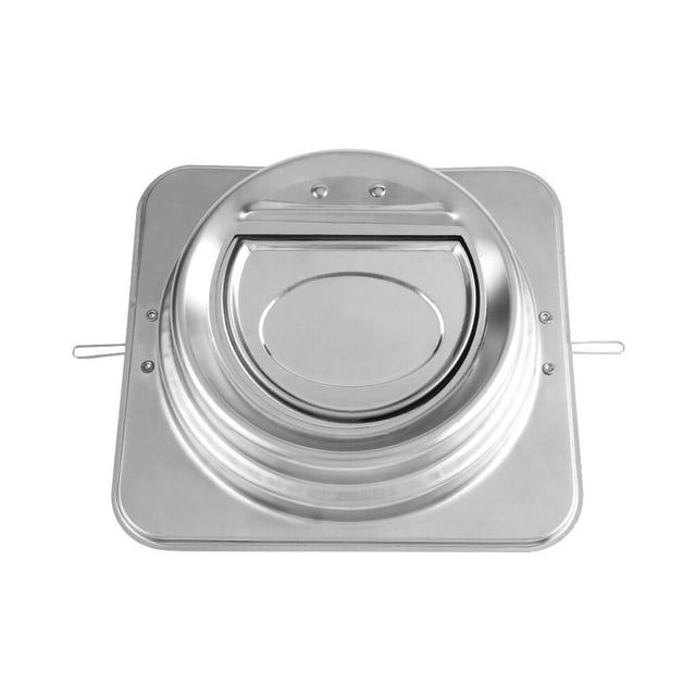 1Pc Kitchen Hood One way Check Valves Multi function Check Valves (Silver)