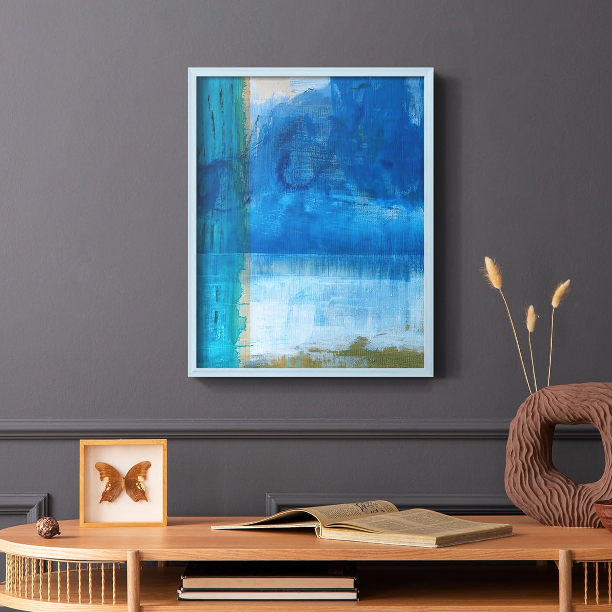 Bay Walk I in Paper Solid Wood 11 x 14 Framed Print