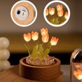 thumbnail image 4 of Home Savings! Anckoeil DIY Tulips Night Light Kit Arts and Crafts Nightlight Project Novelty for Girls Light Up Flower Terrarium Kits for Kids Teens and Adults Unique Hand Made, 4 of 6