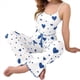thumbnail image 2 of Pijama de Dos Piezas con Top Corto con Estampado de Corazones y Pantalones Anchos para Mujer. Ropa de Dormir para Estar en Casa. Amor Azul S, 2 of 7