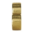 thumbnail image 6 of 9" x 9" Gold Aluminum Slanted Heart Sculpture with Cube Textured Exterior, by DecMode, 6 of 11