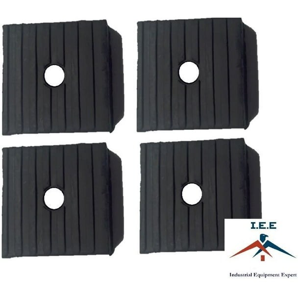4 Pack Anti Vibration Pads For Air Compressor Or Equipment Solid Rubber