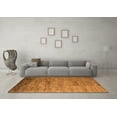 thumbnail image 3 of Ahgly Company Indoor Round Solid Orange Modern Area Rugs, 6' Round, 3 of 4