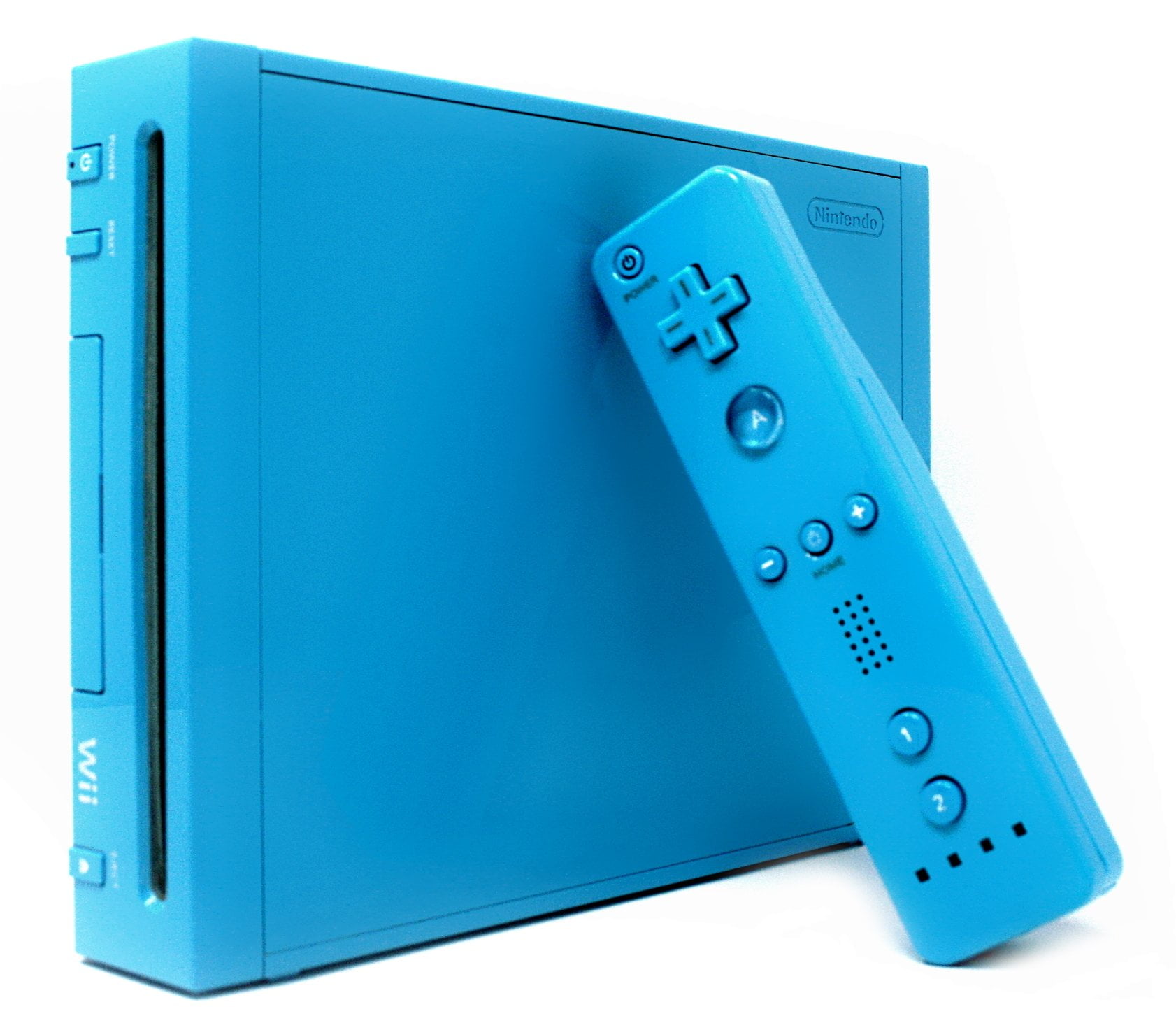 Glimp Regelmatig olifant Nintendo Wii Console Blue (Refurbished) - Walmart.com