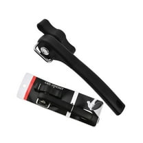 FACEGA Can Opener,Stainless Steel Side-Cut Can and Jar Opener with Comfortable Handle,Multi-Purpose Manual Can Opener,Black