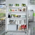 thumbnail image 5 of Seville Classics UltraDurable® 5-Tier NSF Steel Wire Shelving, 60" W x 24" D, Chrome, 5 of 7