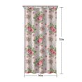 thumbnail image 5 of Pioneer Flower Floral Print Pattern Shower Curtain 36"x72", Bathroom Decorative Shower Curtain Set with 12 Hooks, Waterproof Washable, 5 of 6
