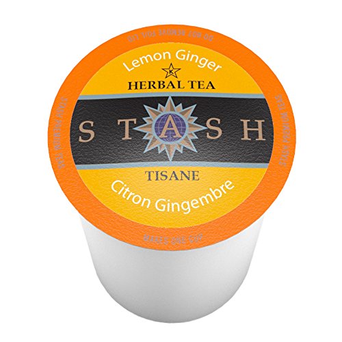 Stash Tea, Lemon Ginger, 40 Count Kcups