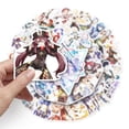 thumbnail image 2 of Paquete de pegatinas Genshins Impacts Anime, 50 unidades, 4-8 cm, 2 of 3