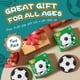 thumbnail image 4 of Paquete de 2 balones de fútbol flotantes con 8 baterías, juguete de fútbol flotante de aire con luces LED y parachoques de espuma, juegos de interior para niños de 4 a 8 a 12 años, regalos para niños, 4 of 7