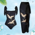 thumbnail image 4 of Traje De Baño Damas 2 piezas de traje de baño de playa para mujer con cordones y vestido para deportes acuáticos (XL negro) Ndcxsfigh Para Estrenar, 4 of 8