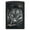 Black, variant on Zippo Spazuk Flower Pistol White Matte Pocket Lighter