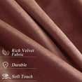 thumbnail image 2 of DriftAway Velvet Blackout Curtains Rose Room Darkening Curtains 102 Inches Long 2 Panel Set Super Soft luxury Thermal Insulated Drapes for living room Back Tab and Rod Pocket Dusty Rose 52 inch wide, 2 of 8
