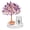 Purple 2, variant on XIUDA Small Urns for Human Ashes Keepsake, Purple Stainless Steel Mini Urn with Amethyst Crystal Tree -Decoration Butterfly Cremation Keepsake