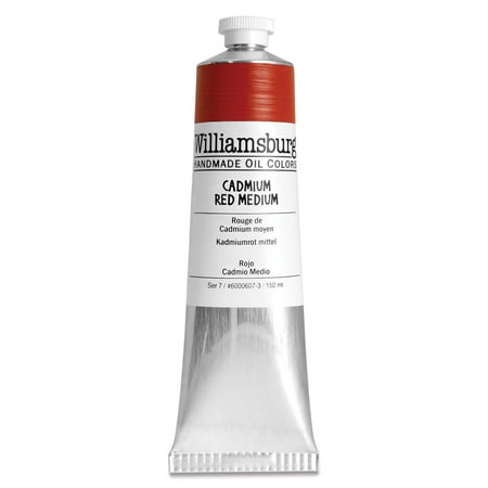 UPC: 0877463002175 | Williamsburg Handmade Oil Paint 150 ml Cadmium Red Medium