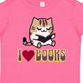 thumbnail image 4 of Inktastic I Love Books Reading Cat Girls Toddler T-Shirt, 4 of 5