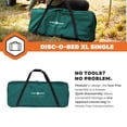 thumbnail image 6 of Disc-O-Bed Single Cot, Portable Sleep Solution for Tents & Cabins, Green, XL, 6 of 13