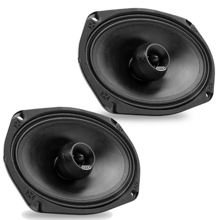 NVX VPRO69 6x9" 2-Way Water Resistant Coaxial Loudspeaker with Bullet Tweeter 550W Peak Pair (2)