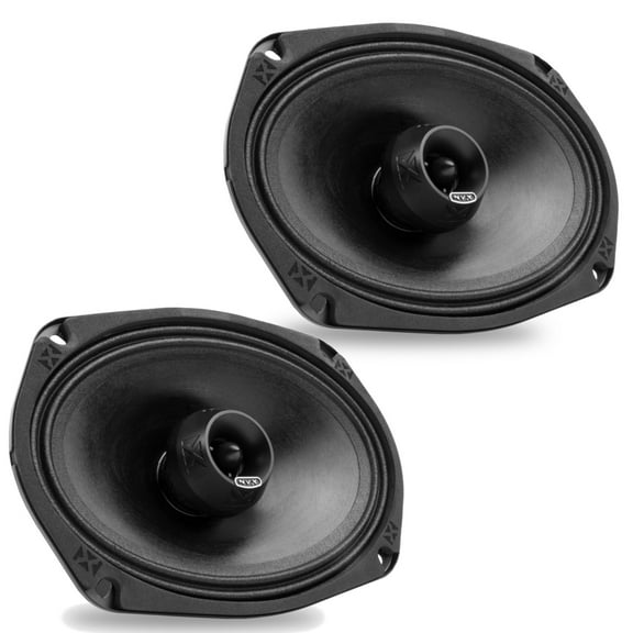 NVX VPRO69 6x9" 2-Way Water Resistant Coaxial Loudspeaker with Bullet Tweeter 550W Peak Pair (2)
