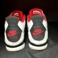 thumbnail image 5 of Ni - ke Size 7 - Ni - ke Air Jordan 4 Retro OG GS Fire Red 2020 Men's Shoes, 5 of 5