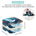 thumbnail image 5 of Dove of Peace Travel Portable Jewelry Stand and Organizer Box - Square Storage Box for Rings, Earrings, Necklaces, Bracelets, and More - Suitable for Girls and Women - Jewelry Boxes for Travel, 5 of 6