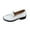 White, variant on CHGBMOK House Slippers for Woman Fashion Casual Spring and Summer New Flat Heel Non-Slip Soft-Soled Leather Shoes,Sizes 36-43