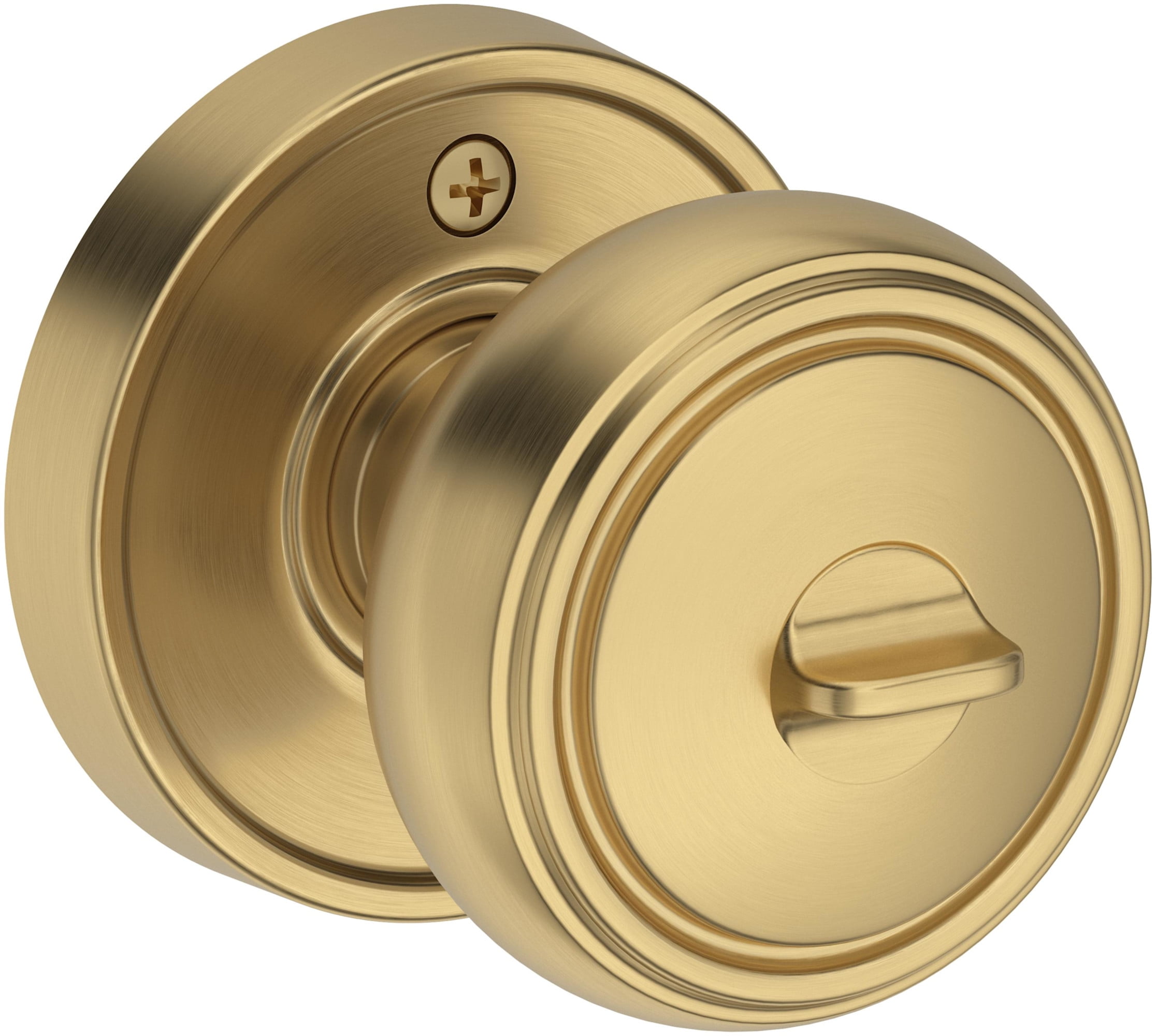 Baldwin ENBRERRR190SMC Bremerton Single Cylinder Keyed Entry Door Knob Set - Black