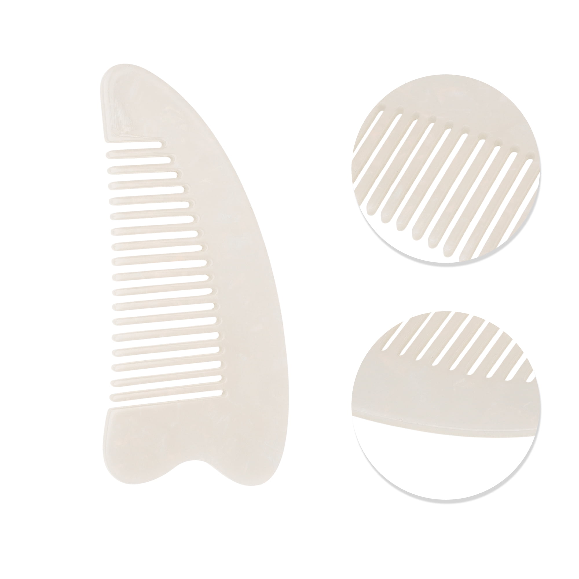 Unique Bargains 1 Pc Anti Static Hair Comb Designed for All Hair Types Styles Clear