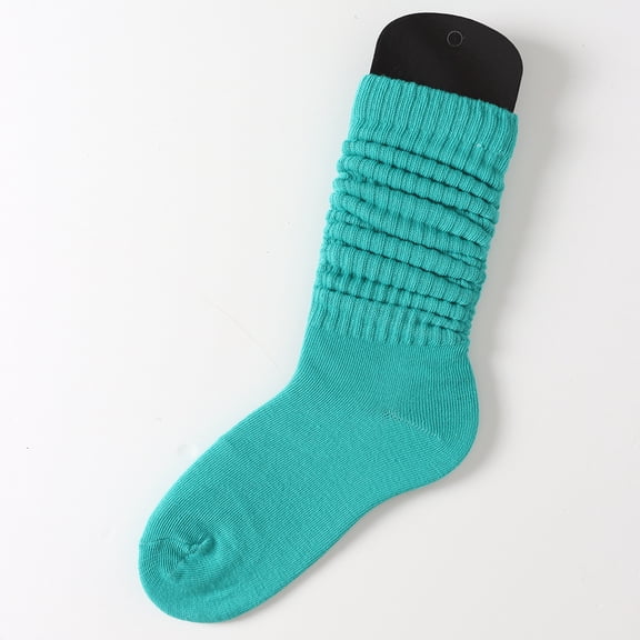 Namzi 3 Pairs Slouch Socks Slouchy Knee-High Boot Socks Scrunch Breathable All-Season Comfort-S24
