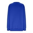 thumbnail image 5 of Xcmzpl Sweatshirts for Women Casual Solid Color Crewneck Sweatshirt Oversized Sweater Tops Soft Long Sleeve Shirts Winter Fashion, 5 of 6