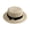 Beige M, variant on Beach Straw Hat Flat Top Wide Brim Sun Protection Hat with Black Ribbon Bow Hand-Woven Breathable Summer Hat