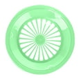 thumbnail image 3 of 4pcs 10 Inch Paper Plate Holders Reusable Round Paper Plate Holder Set with Snap-In Grooves for Dinner Dishwasher Safe Green, 3 of 5