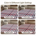 thumbnail image 7 of ODIKA Gingham Grid Crossing Bands Bold Interlocking Check Repeat Surface Pet Friendly & Kids Safe Bedside for Bedroom, Nursery, RV, 7 of 7