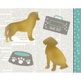 thumbnail image 2 of Kimberly, Allen 32x26 White Modern Wood Framed Museum Art Print Titled - Ruff Ruff 6, 2 of 4