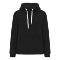 thumbnail image 2 of Yajing Oversized Hoodies for Women Xxxl Black Women'S Autumn and Winter Fashion Plus Size Hooded Sweatshirt, 2 of 4