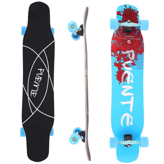 46in Canada Maple Longboard Skateboard Drop Through Complete Skateboard