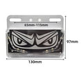thumbnail image 3 of yaaqii 24V Truck Eye LED Side Marker Lights Waterproof Super Bright Metal Turn Signal, 3 of 7