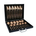 thumbnail image 1 of TFixol 24Pcs Dinnerware Set With Gift Box Stainless Steel Kitchen Cutlery Set Knife Fork Spoon Flatware Minimalist Tableware, 1 of 6