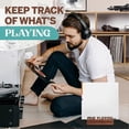 thumbnail image 5 of Now Playing Record Stand Wooden Vinyl Record Holder Tabletop Display Holds Up To 5 LPs Album Cover Display, 5 of 5