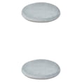 thumbnail image 1 of Shengyu 1/2/3 Polyester Seat Cushion Replacement Round Solid Color Breathable Soft Home Office Automotive Sofa Bay Window Mat Pad Grey 2PCS, 1 of 6