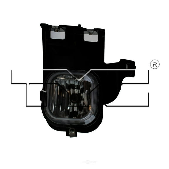 TYC 19-5876-00 Ford Ranger Driver Side Replacement Fog Light Fits 2007 Ford Ranger