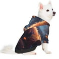 thumbnail image 2 of Fotbe Lazy Stone Bear Sudadera con Estampado para Perros Pequeños – Suéter con Capucha para Mascotas, Tela Suave de Forro Polar con Bolsillo-X-Small, 2 of 7