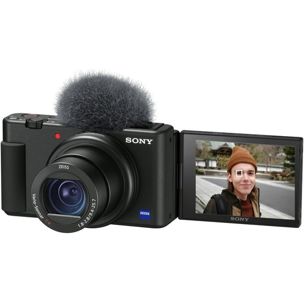 Con fecha de Incontable llorar Sony ZV-1 Compact Digital Vlogging 4K Camera for Content Creators &  Vloggers DCZV1/B - Walmart.com