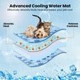 thumbnail image 4 of PcEoTllar Dog Cooling Mat, Ice Cooling Pad for Dogs and Cats, Water Injection Cooling Dog Bed Mats for Home, Travel and Crates - L, 4 of 8
