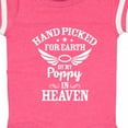 thumbnail image 4 of Inktastic Handpicked for Earth by My Poppy in Heaven with Angel Wings` Boys or Girls Baby Bodysuit, 4 of 5