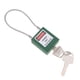 thumbnail image 3 of Candado de seguridad con grillete de cable largo, candados de bloqueo y etiquetado, candado con llave, 3 of 9