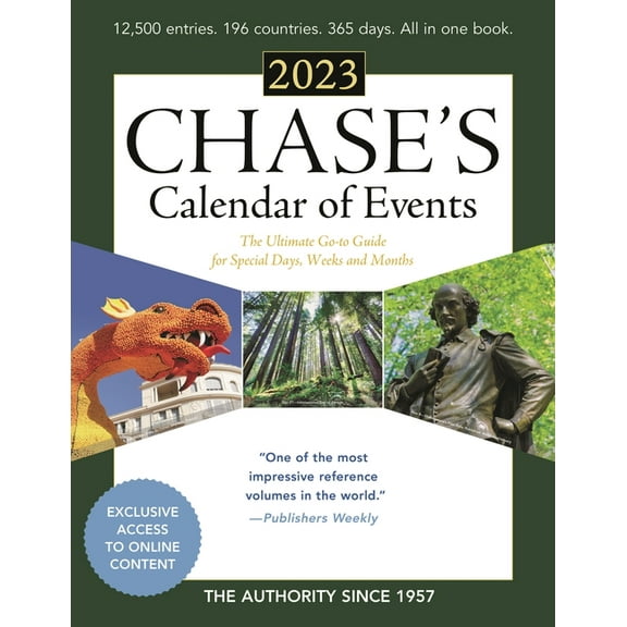 Chase's Calendar of Events 2023: The Ultimate Go-To Guide for Special Days, Weeks and Months, (Paperback)